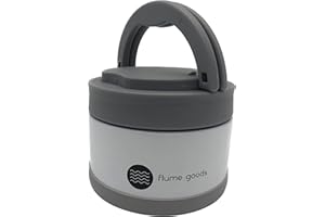 FLUME GOODS Portable Travel Dog Bowl with Vacuum Seal (1000 ml)