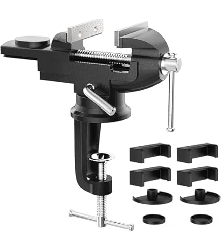 Universal Swivel Table Vise - 360?? Rotating & Tilting Workbench Clamp For DIY Projects