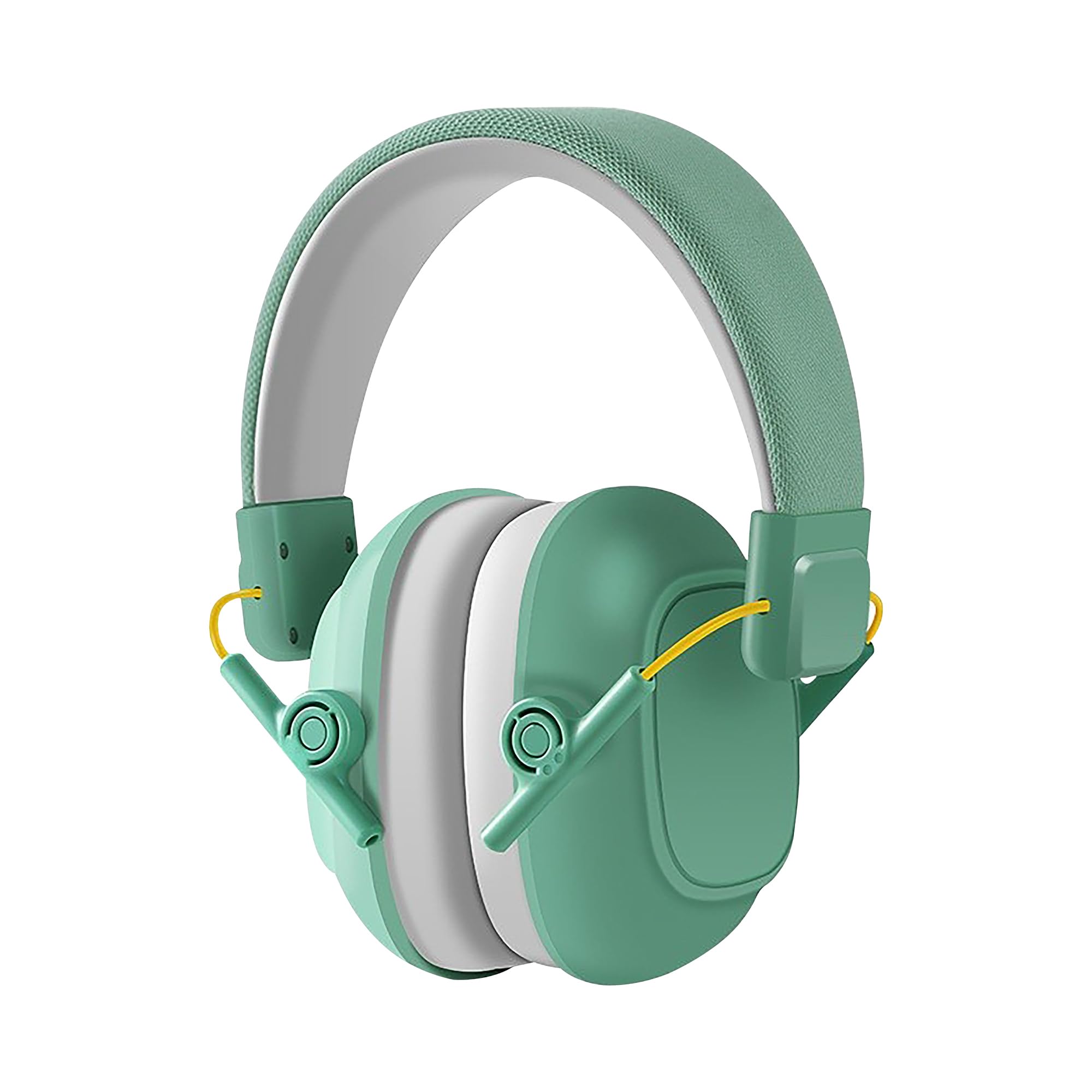 FATASH Kids Noise Cancelling Ear Muffs | Adjustable Ear Defender Hearing Protection Headband | Noise Reduction up to 26dB Soundproof Headphones Autism | Safety Earmuffs For Events (Ages 1 to 8) Mint