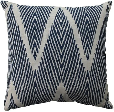 Amazon Com Cc Home Furnishings 16 5 Navy Zig Zag Zebra Print