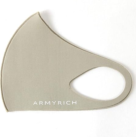 Amazon Armyrich マスク 韓国製 ファッションマスク アーミーリッチ マスク 洗える 速乾 Uvカット 立体 男女兼用 スポーツマスク 繰り返し使える ベージュ Armyrich 布マスク