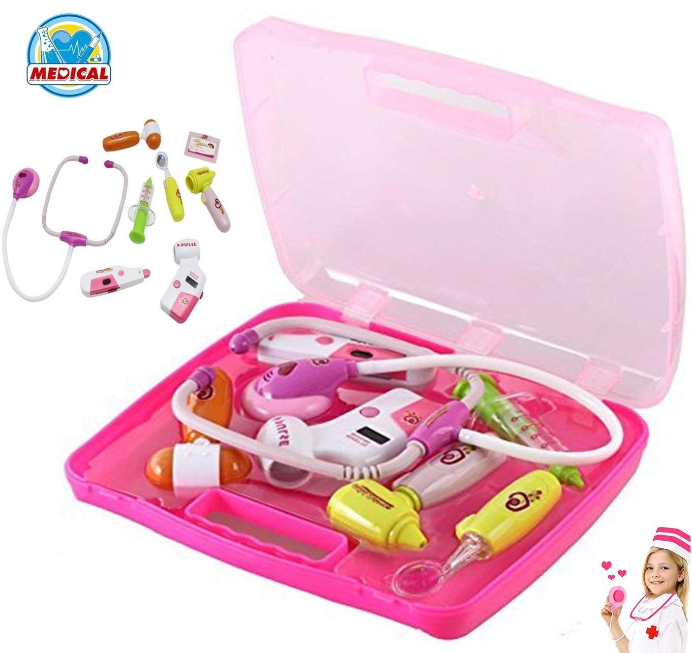 doctor toy set with light sound effects