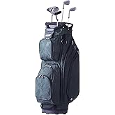 VEVOR Golf Cart Bag with 14 Way Organizer Divider Top, Premium Cart Bag with Stand, Durable Golf Bags with Handles & Dust Cover & Detachable Dual Strap for Men & Women