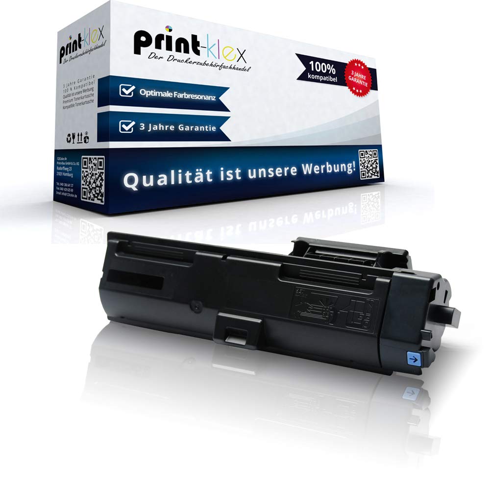 Print-Klex Compatible Laser Toner Cartridge for Kyocera Ecosys P2040DN P2040DW 1T02RY0NL0 TK1160 K TK-1160 K TK 1160 K Black Office Pro Series