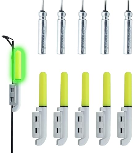 Amazon.com: Glooglitter 6 Pcs Fishing Glow Sticks LED Fishing Pole Light Night Fish Alert Glow Stick with 8 Pcs Rechargeable CR425 Battery and Battery Charger(Green Light,Classic Style) : Sports & Outdoors Amazon.com: Glooglitter 6 Pcs Fishing Glow Sticks LED Fishing Pole Light Night Fish Alert Glow Stick with 8 Pcs Rechargeable CR425 Battery and Battery Charger(Green Light,Classic Style) : Sports & Outdoors