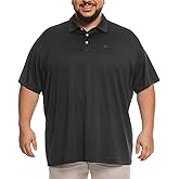 HOdo Big and Tall Mens Polo Shirt Moisture Wicking Sport Golf Shirts 2XL-6XL