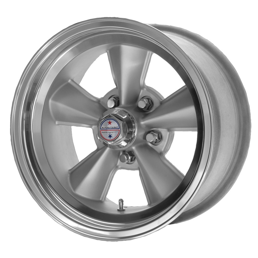 Buy American Racing Custom Wheels VNT70R Gunmetal Wheel With Polished Lip (17x8"/5x114.3mm, 0mm