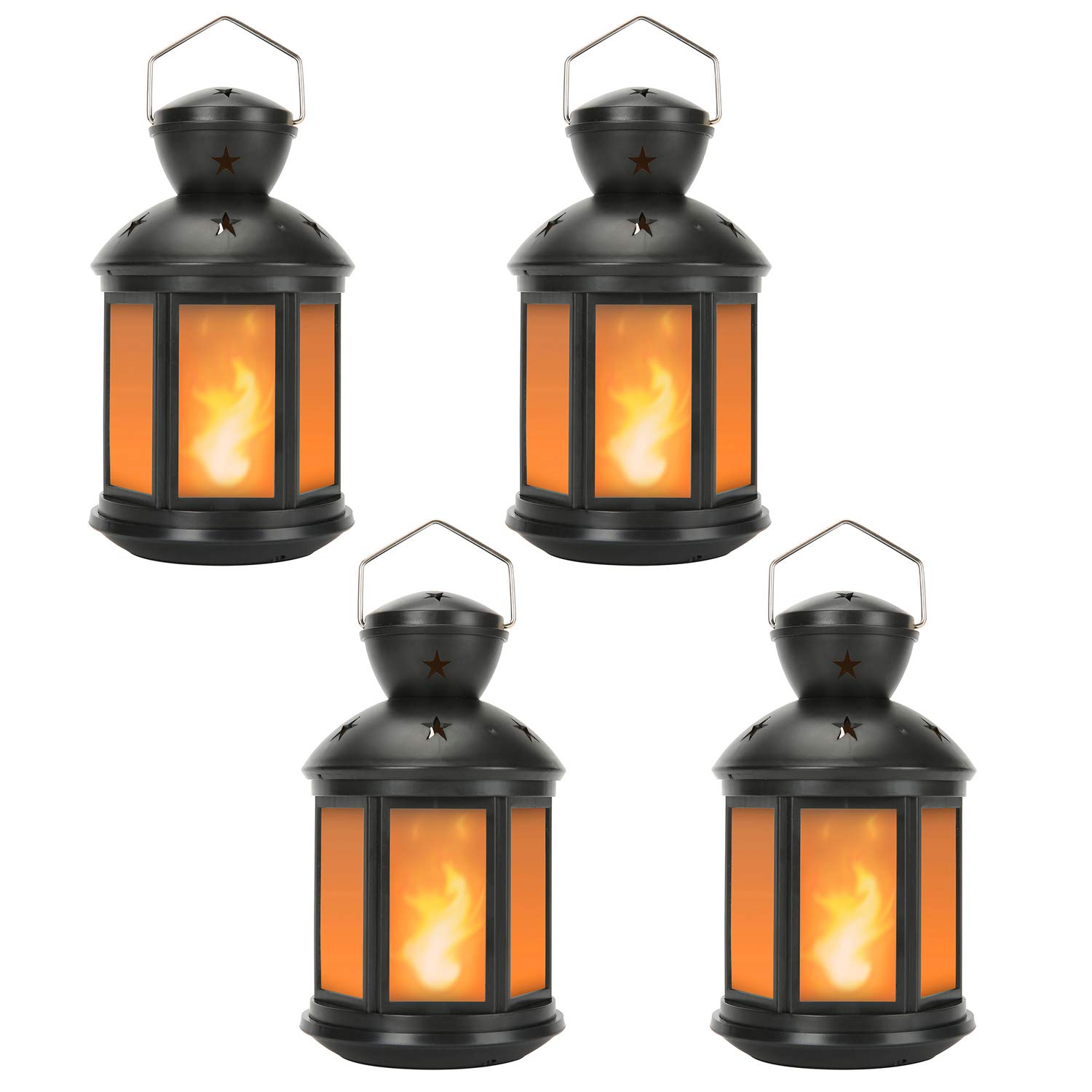 Decorative Lanterns Battery Powered LED, with 6 Hours Timer,Indoor