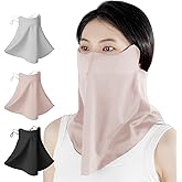 UV Sun Protection Face Mask with Neck Coverage UPF 50+ Face Shield Breathable Design for Summer Outdoor Activities