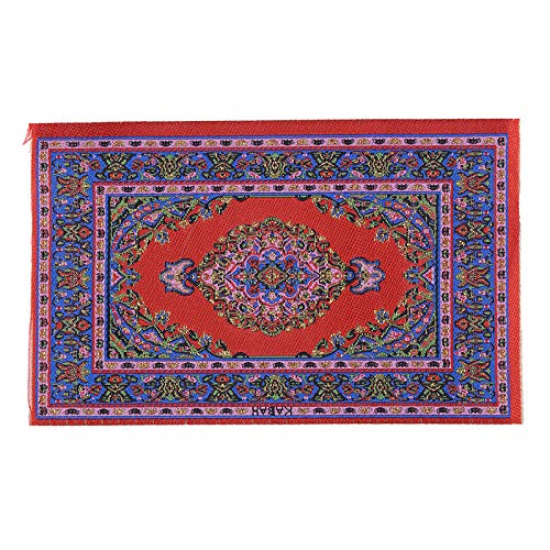 SXFSE Dollhouse Decoration Accessories, Miniature Life Play Scene Model Doll House Accessories Mini Turkish Carpet (4pc)