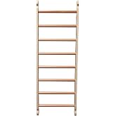 Little Partners Kids Climbing Ladder - Wooden Activity Climbing, in-House Play Structure for Toddlers (Perfect add-on for Learn N Climb Triangle and Learning Tower) (Natural)
