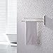 KES 13.8 Inch Bathroom Swing Arm Towel Bars 2-Arm Wall Mount Swing Out Towel Shelf, Brushed SUS304 Stainless Steel, A2102S2-2
