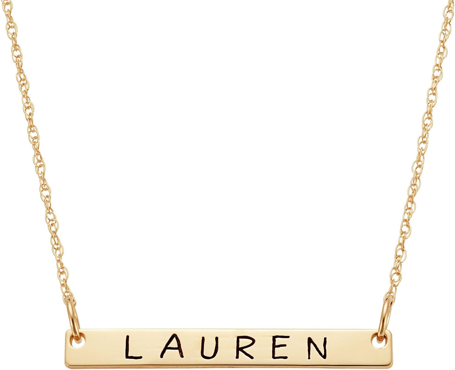 Laofu Personalized Necklace Name Plate 