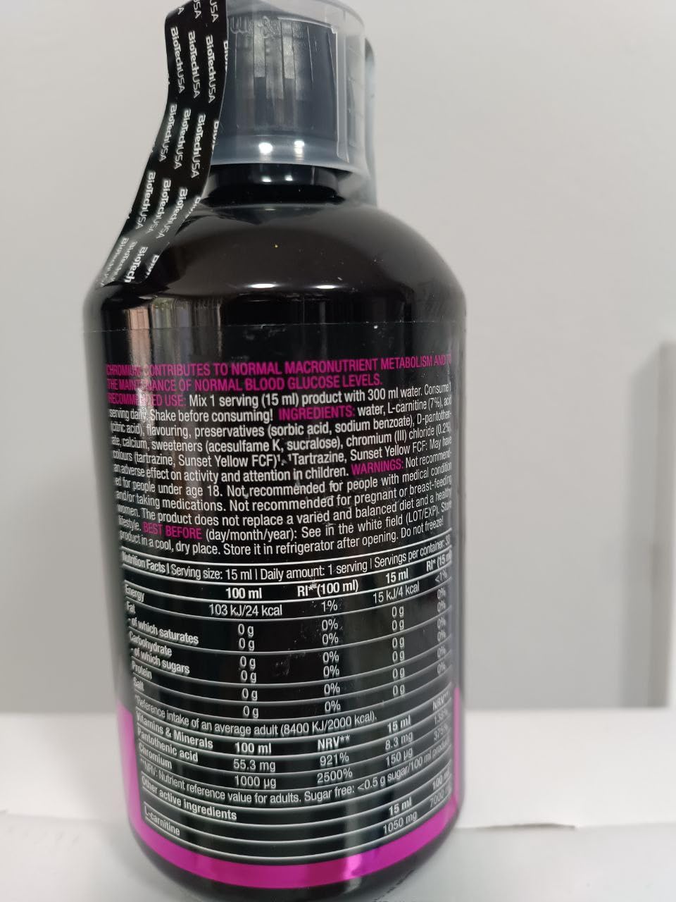 biotech usa l-carnitine 70000 liquid Universe 3000mg (450ml) 30 Servings. Online Proteins (MEDGLOBE THERAPEUTICS LIMITED) BioTech USA Liquid L-Carnitine 70000