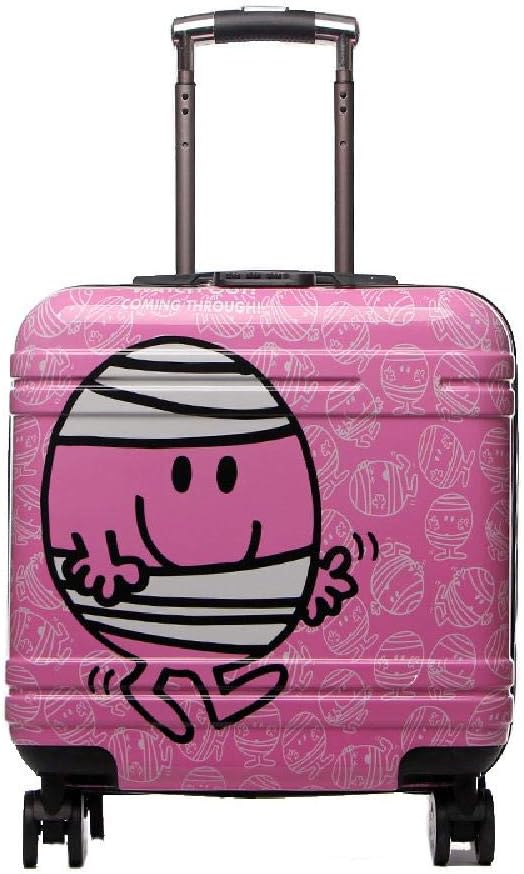 pink hard shell cabin suitcase
