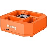 SmallRig NP-FZ100 4-Slot Charger for Sony Battery, PD 60W Fast Charge Battery Charger with LED Status, for K&F NP-FZ100 Battery, Safe for Sony A7III A7IV A7SIII A6600 A6700 FX3 FX30 ZV-E1 ZV-E10II