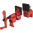 BESSEY PC34-2, 3/4 In. Traditional Style Pipe Clamps - Incredibly Versatile, Easy To Assemble, Indespensable Workshop Clamp For Woodworking, Carpentry, Home Improvement, and DIY Projects