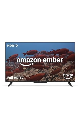 Amazon Ember 40" 2-Series with Fire TV (newest model), HD smart TV with Alexa Voice Remote Enhanced, fast streaming, Dolby Audio, Ambient Experience, free and live TV