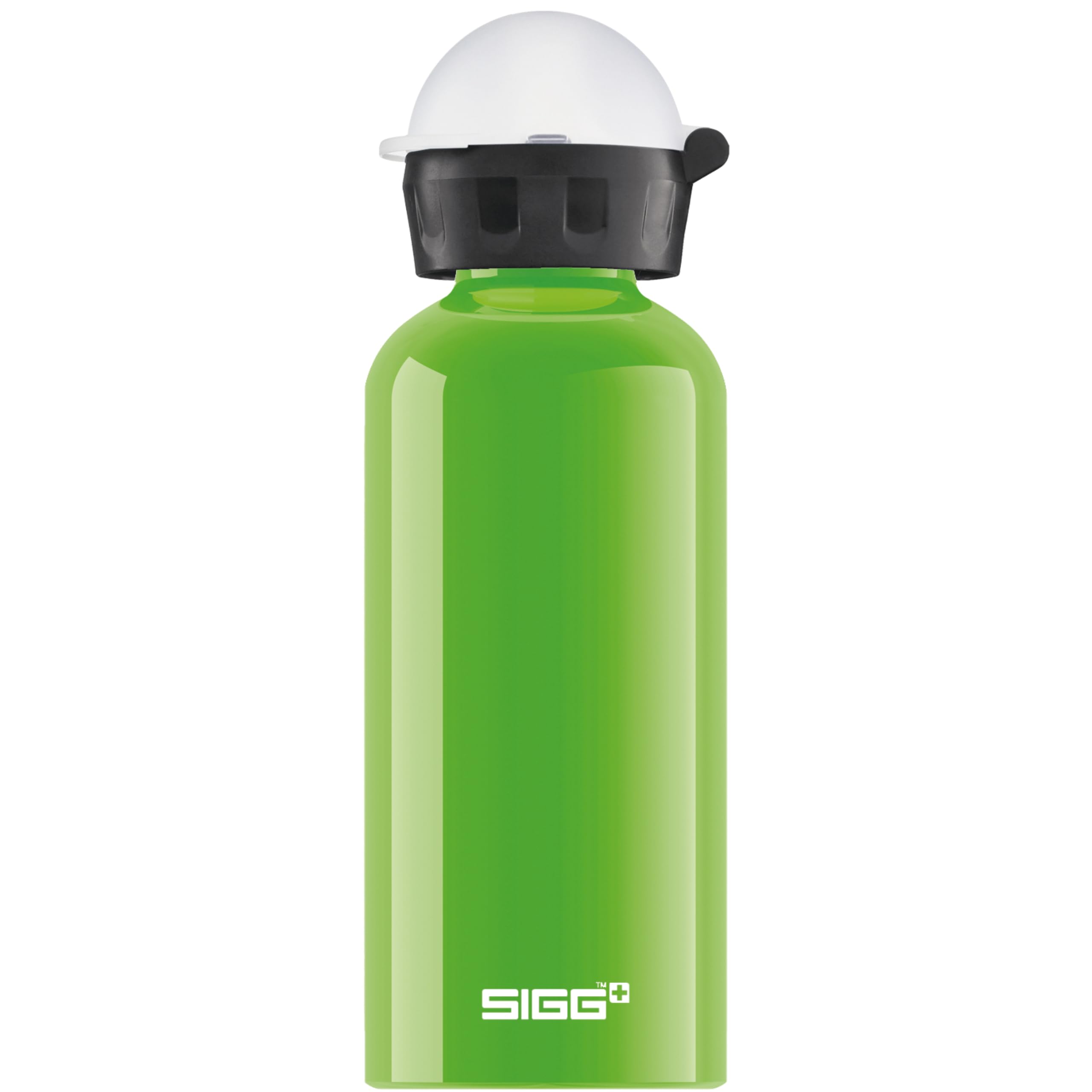Sigg - Aluminium Kids Water Bottle - KBT Kicker - Leakproof - Lightweight - BPA Free - Climate Neutral Certified - Green - 0.4L