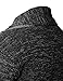 H2H Mens Slim Fit Shawl Collar Knit Double Breasted Cardigan Sweater Black US S/Asia M (KMOCAL012)