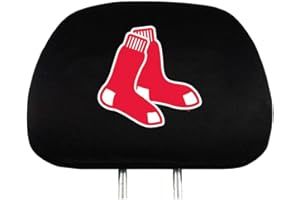 TEAM PROMARK MLB Boston Red Sox Head Rest Covers, 2-Pack