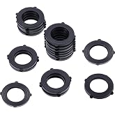 Tatuo 20 Pack Garden Hose Washers Rubber O Ring Seals for Fittings Faucet | Self-Locking Tabs, Stays Firmly in Fittings, Rubber Washers for Garden Spigot, Connector Seal, Leak-Free Water Line