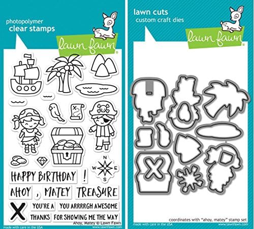 Lawn Fawn Ahoy, Matey Stamp and Die Bundle (LF1411) and (LF1412)