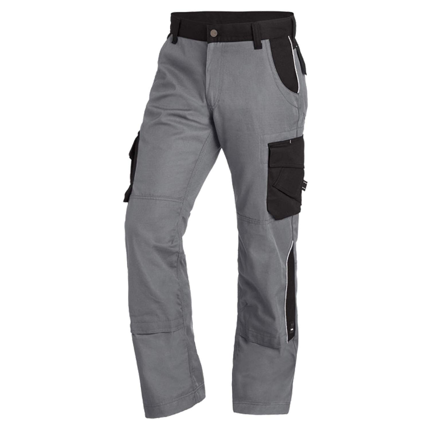 FHB 130430-1120-27 Size 27 "Bruno" Trousers - Grey/Black