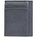 Hammer Anvil RFID Blocking Minimalist Genuine Leather Slim Front Pocket Wallet CH Gray