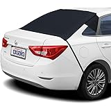 OxGord Rear Windshield Snow Cover Ice Removal Wiper Visor Protector All Weather Winter Summer Auto Sun Shade for Cars…