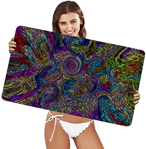 XtremePads [ Extra Large Gaming Desk Mouse Mat / Pad ] - ( Artistic Psychedelic Abstract Colors Colorful Trippy )