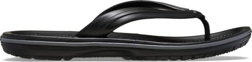 【クロックス】クロックバンド フリップ ブラック/スレートグレー 22cm