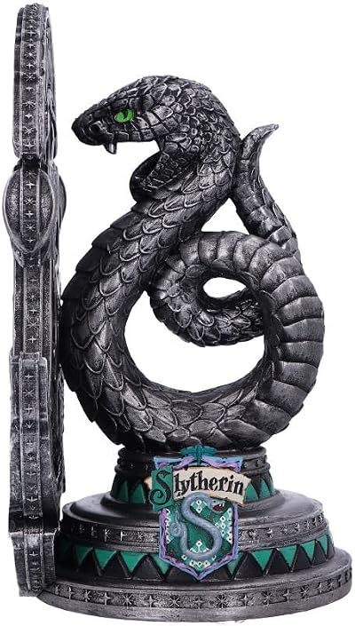 Nemesis Now Harry Potter Slytherin Bookend 20cm Silver Resin Decor