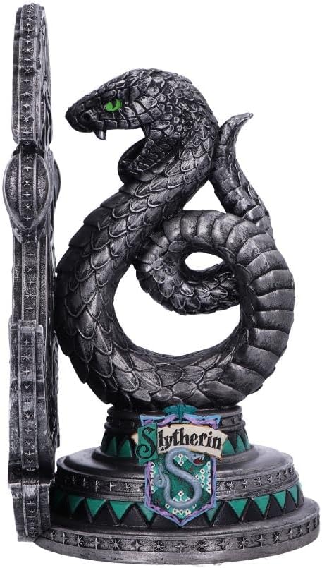 Nemesis Now Harry Potter Slytherin Bookend 20cm Silver Resin Decor