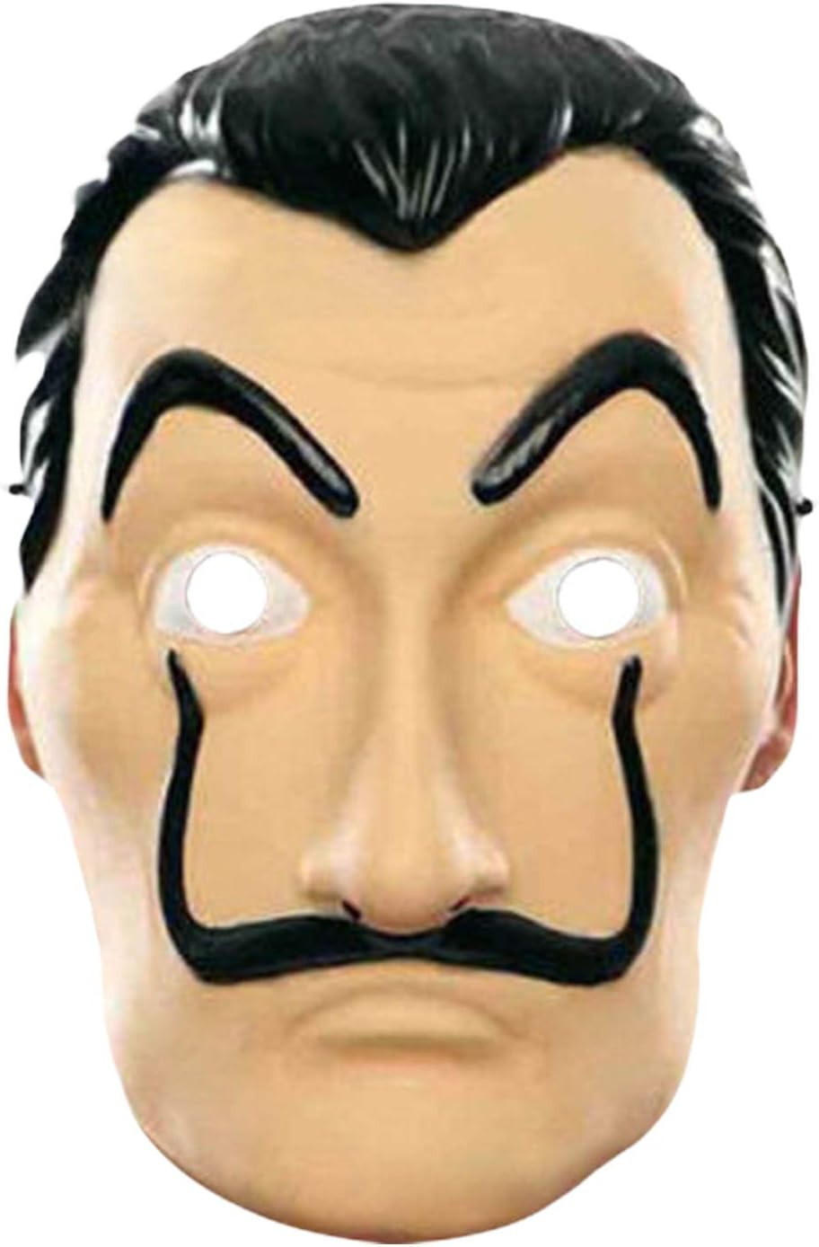 Salvador Dali Mask Novelty Latex Face Mask Halloween Costume Beige