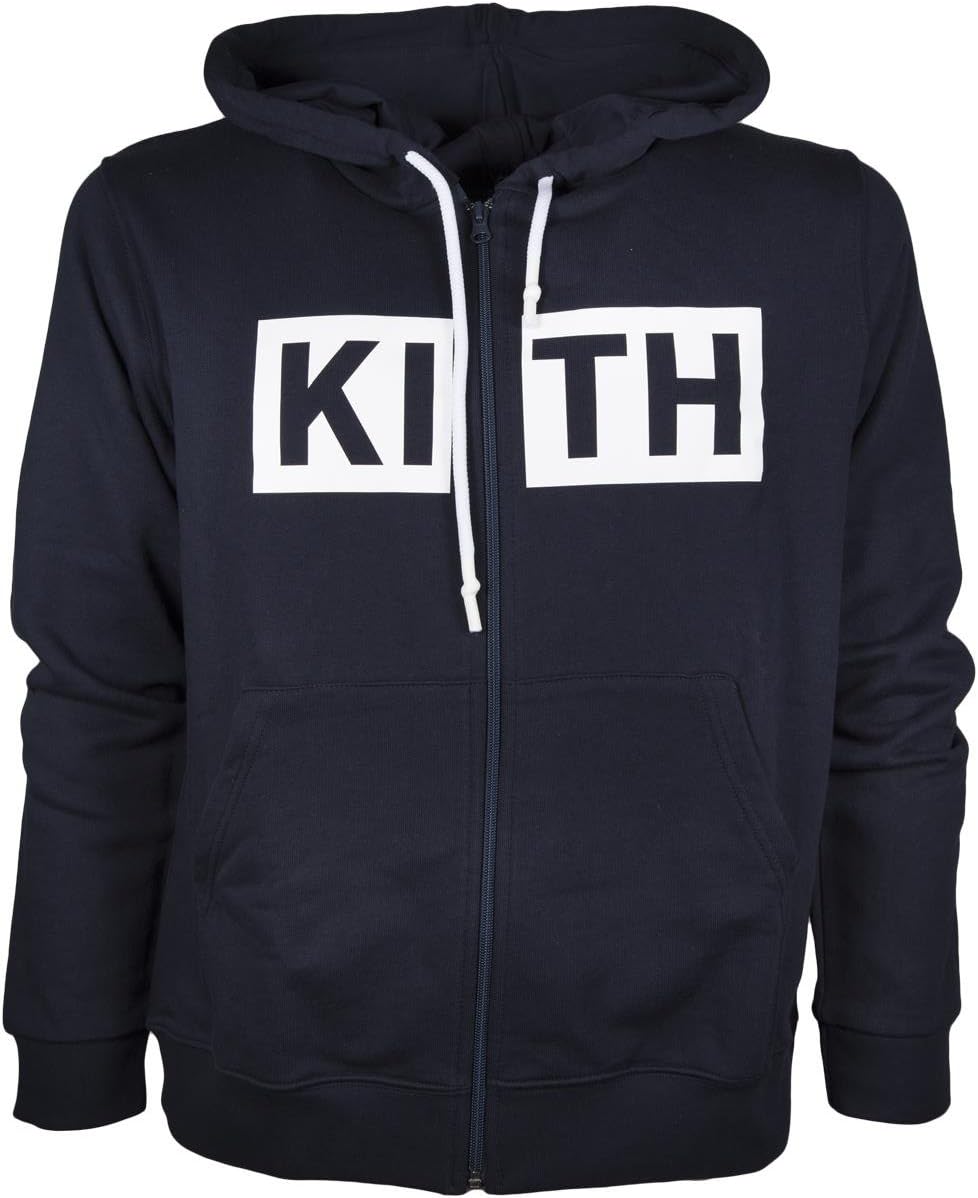 KITH Felpa Uomo K048 Con Zip e Cappuccio