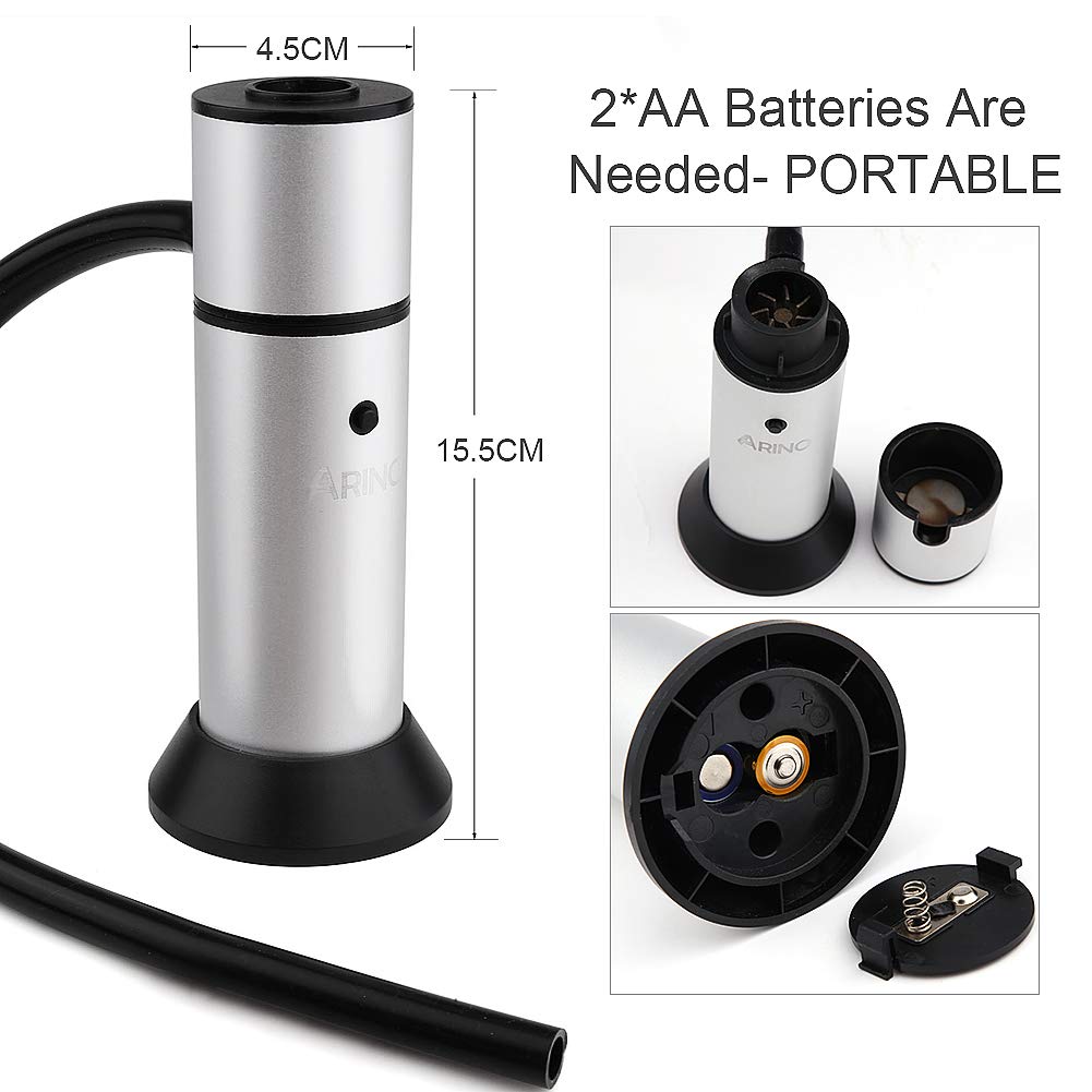 ARINO Affumicatore Pistola Portatile Smoking Gun Professionale per Salmone Salumi Pesce Formaggio Cocktail Carne Bruciatori da Cucina, Adatto per BBQ Campeggio a Casa all\'aperto