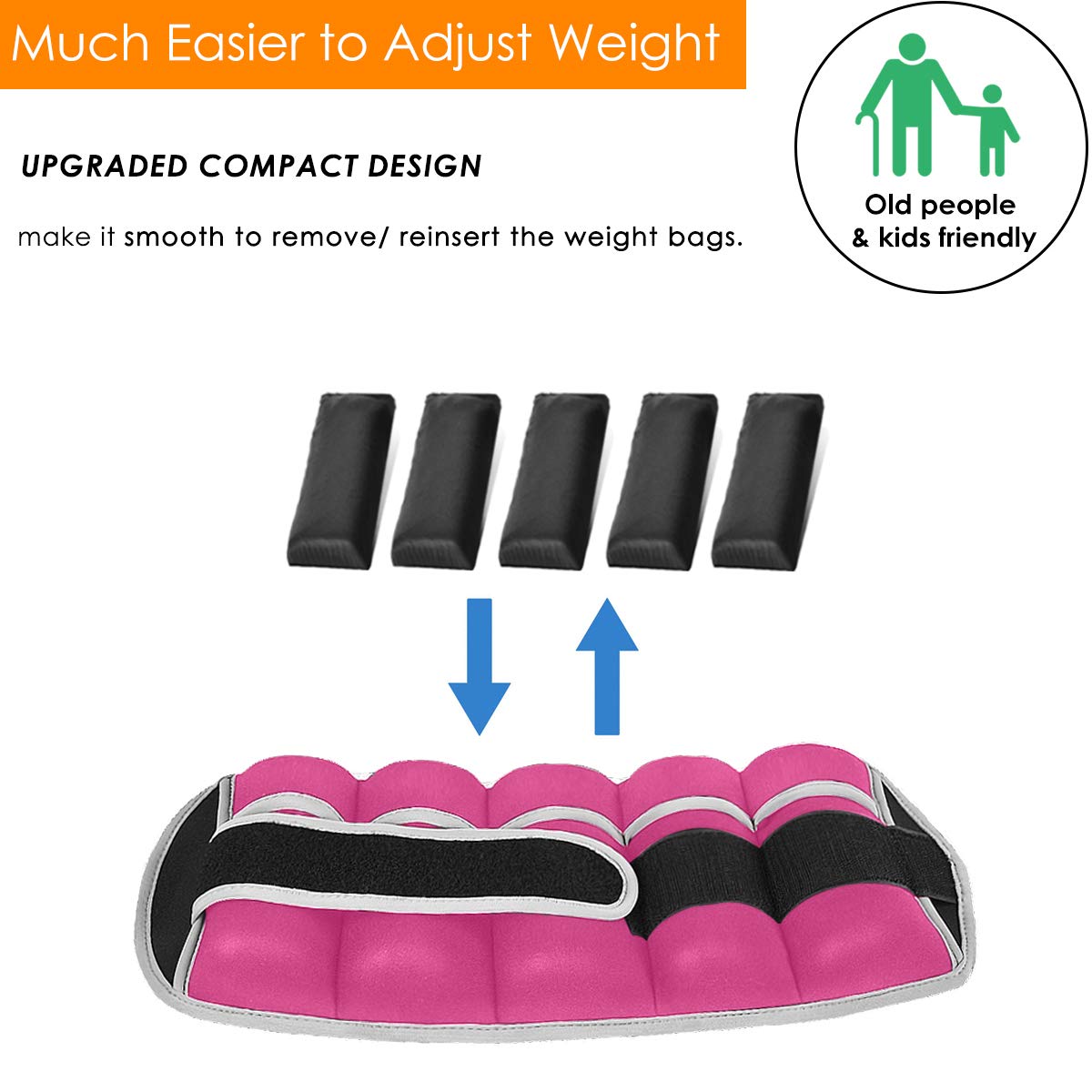 Prodigen 1 Pair 1 2 3.5 4 5 7 7.5 10 15 Lbs Adjustable Ankle Weights Set for Men Women Kids Ankle Wrist Weight for Walking, Jogging, Gymnastics