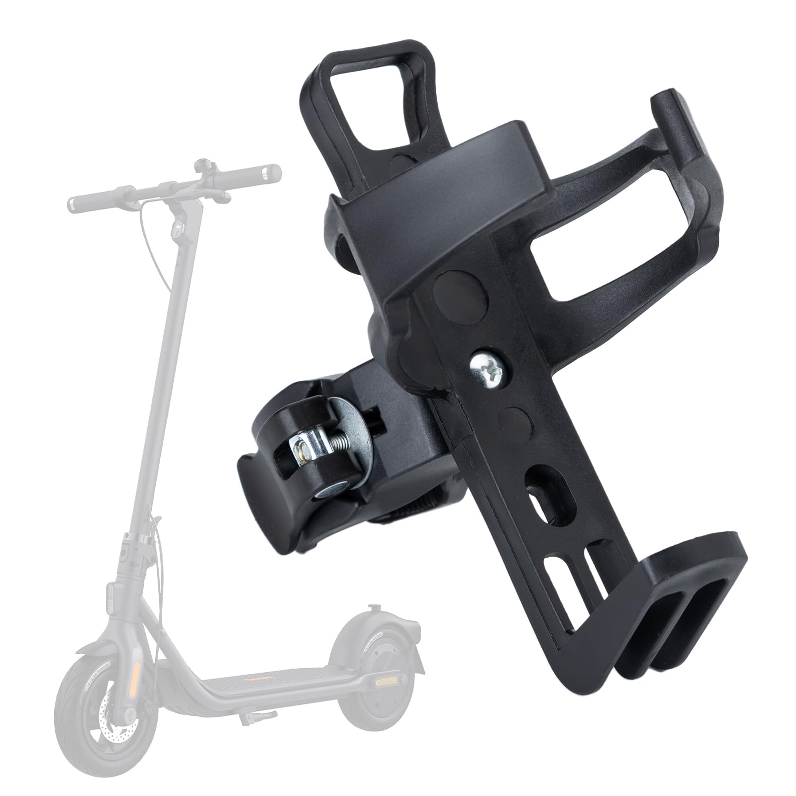 Photo 1 of Electric Scooter Water Bottle Holder,360° Rotation Fit Electric Scooter Cup Holder,Fast Dismounting Accessories,Black