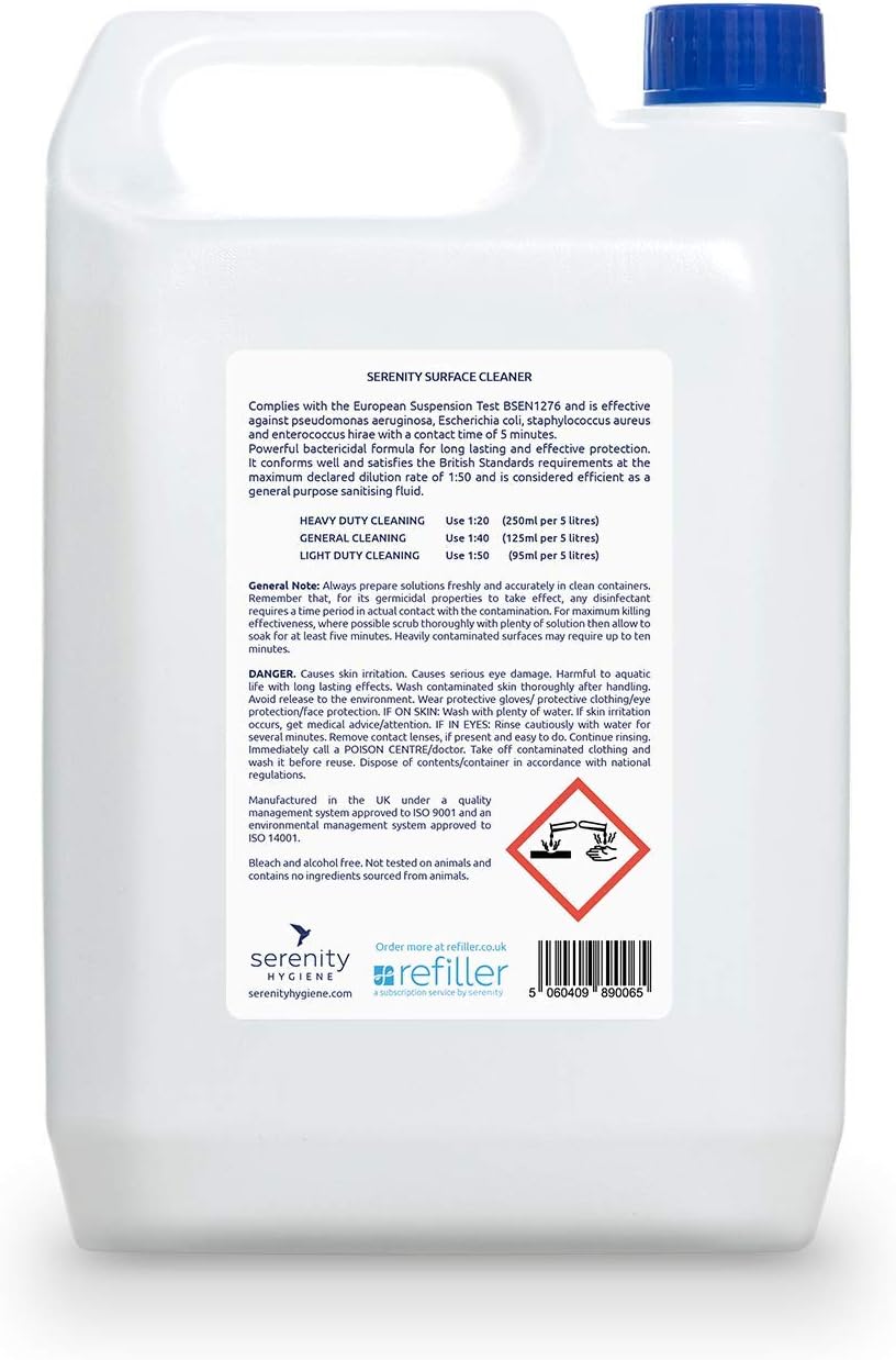 Concentrated Antibacterial Surface Cleaner 5L - Image 3