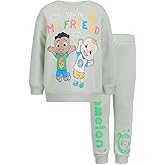 CoComelon Boys 2 Piece Sweatshirt and Pants Set for Toddlers