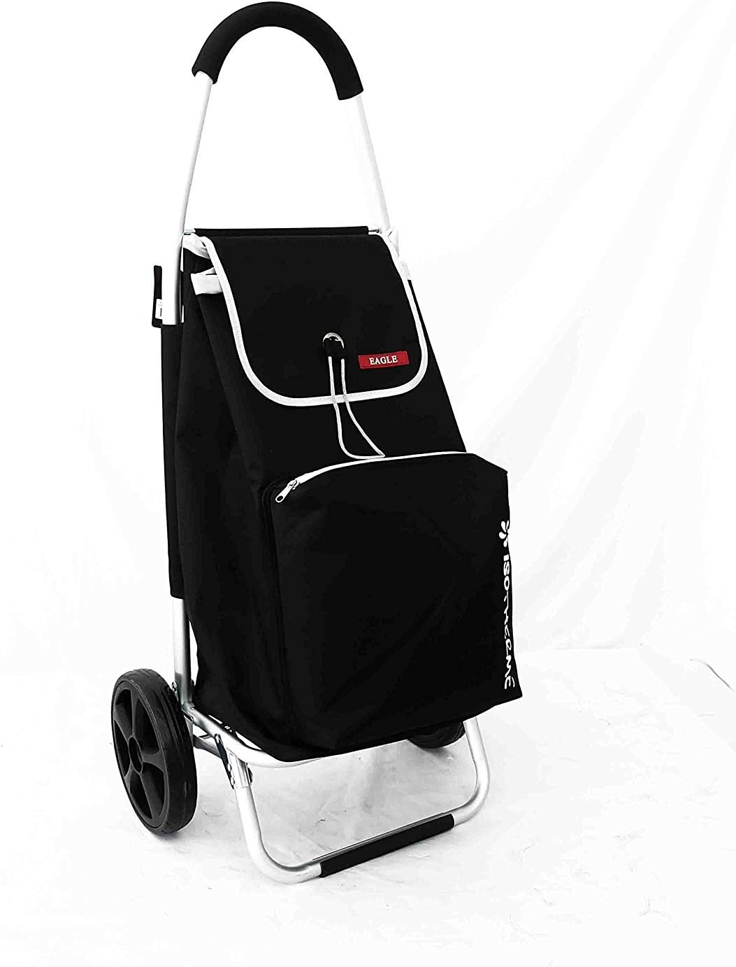 STRONG LIGHTWEIGHT ALUMINIUM FRAME SHOPPING TROLLEY CART BAG BIG WIDE