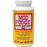 Mod Podge Waterbase Sealer, Glue and Finish (16-Ounce), CS11302 Matte Finish, 1 Pack