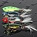 Sougayilang Spinner Spoon Swimbait Freshwater Saltwater Fishing Tackle Lures and Baits Pack of 4pcs