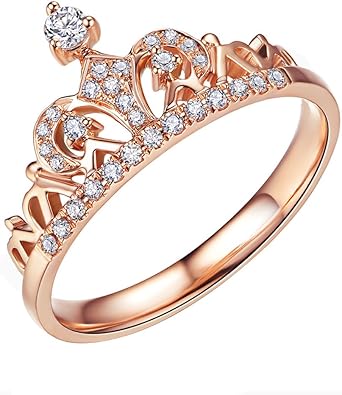 rose gold promise ring