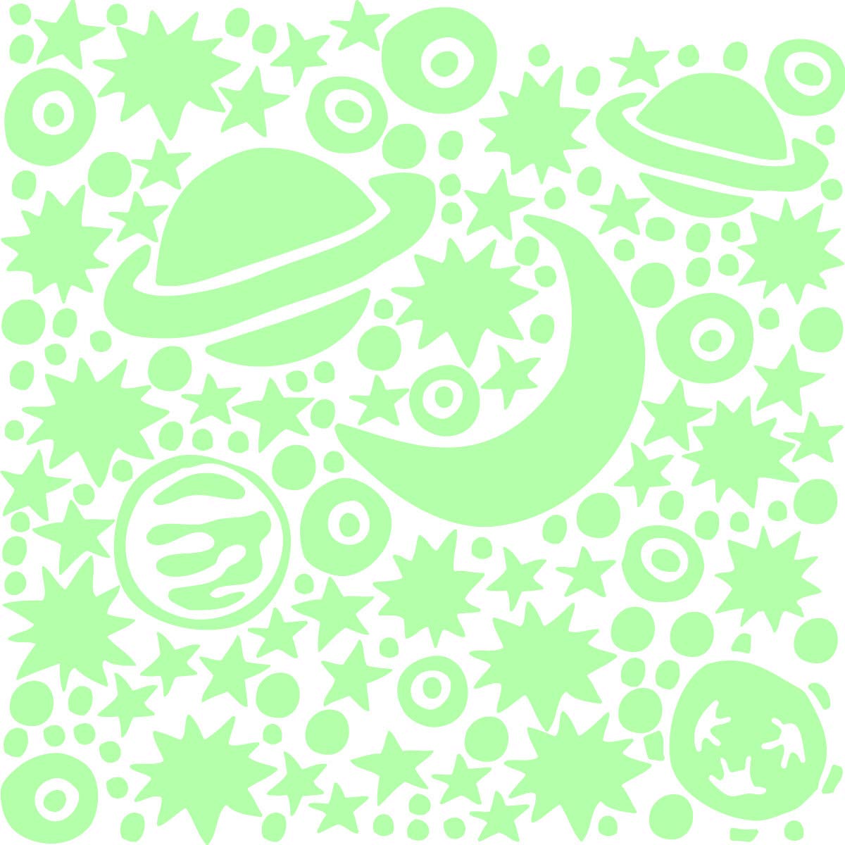 Sticker Phosphorescent Nuages Et Etoiles Autocollant Fluorescent Et Lumineux Jusqua 5 Heures De Suite Decoration Pour Chambre Bebe Et Enfant Pack Adhesifs Muraux De 9 Nuages Et 18 Etoiles Decoration Murale Ameublement