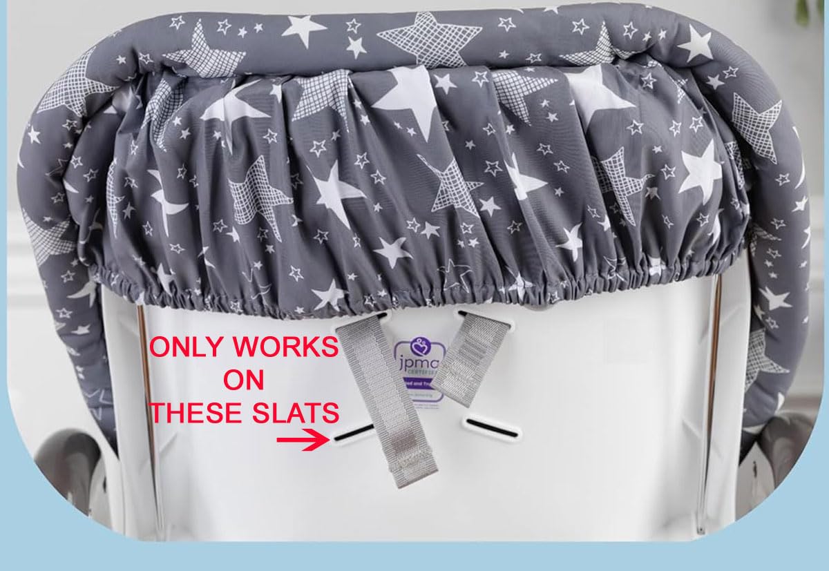 Todays Kids High Chair Straps, Compatible with Graco Highchairs, Replacement Harness Straps for 5 Point High Chairs, Replacement High Chair Belt
