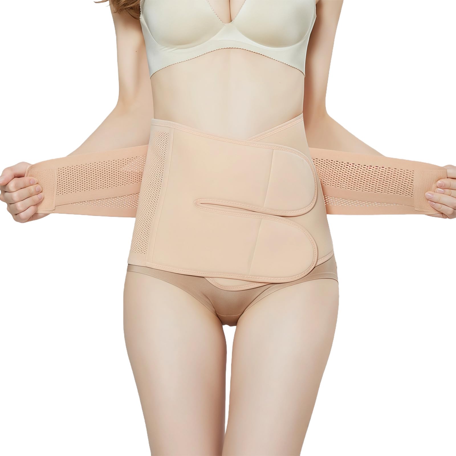 ericotry Breathable Adjustable Elastic Waist Trimmer Belt for Women (S)