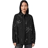 AllSaints Womens Gemi Emb Shirt