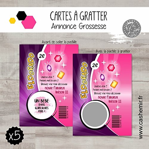 Enceinte Maternite Lot De 5 Cartes Annonce Grossesse Jeu A Gratter Heureux Evenement Bebe En Route Cartes Annonce Bebe Originale Ref 147 Fournitures De Bureau Et Articles De Fete Produits Handmade